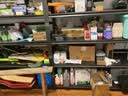 家用货架多层置物架落地阳台快递收纳架展示架厨房卧室杂物置物架 【磨砂黑】三层-高80cm 长40cm宽30cm【超强承重】 实拍图