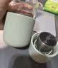 FGA富光玻璃杯女胶囊泡茶杯便携高颜值办公室学生茶水分离杯子360ML 实拍图