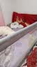 M-CASTLE床围栏婴儿童床上挡板宝宝床边防摔床护栏三面拼接防夹防掉床围挡 银河灰 单面装 1.5米 实拍图