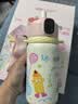 得力（deli）京东限定儿童智能指纹保温杯一盖双杯316不锈钢男女580ml水杯子 实拍图