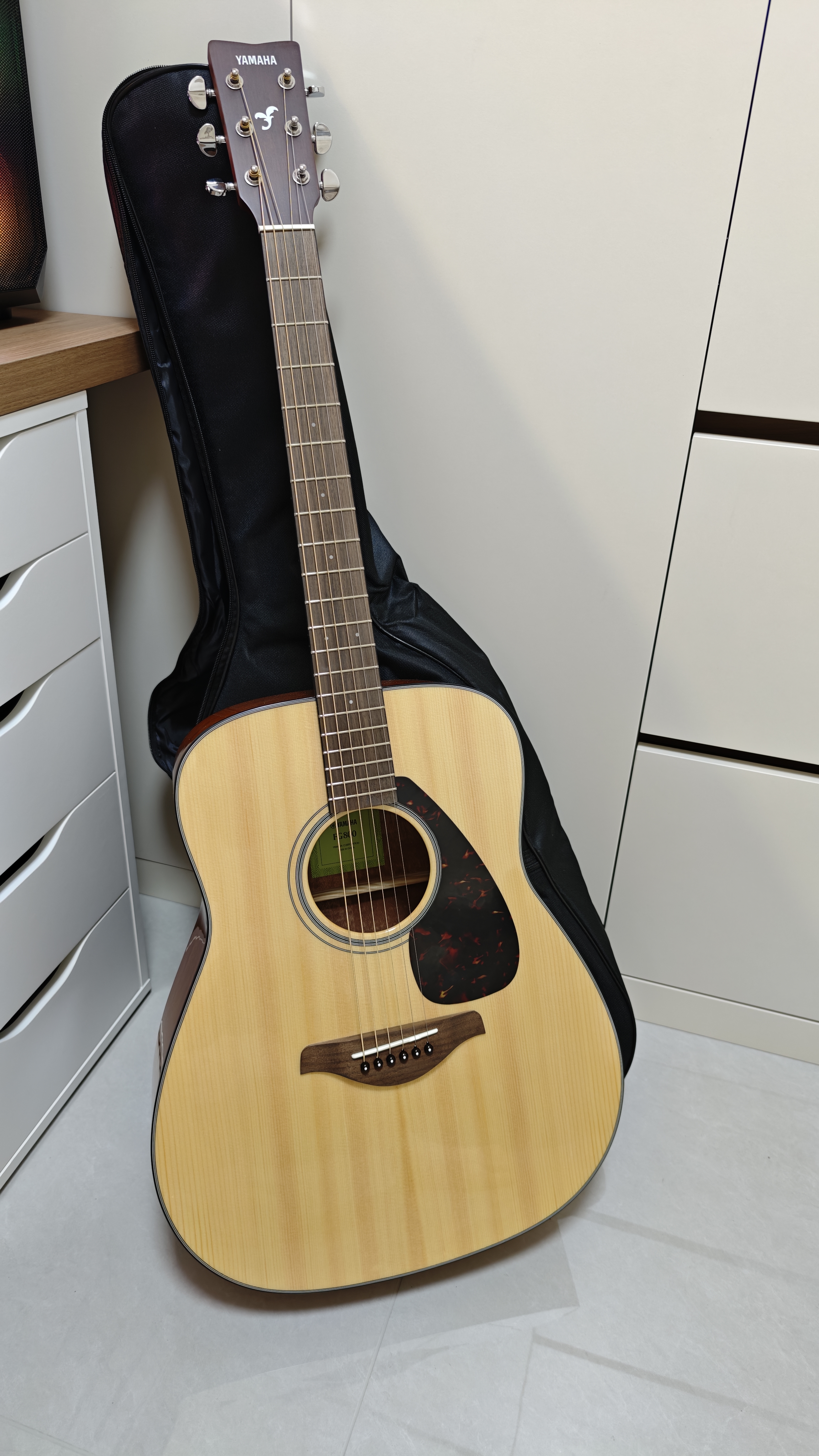 雅马哈（YAMAHA）FG800民谣吉他 41英寸实木单板原声吉他初学者入门面单弹唱木吉他 实拍图