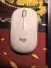 罗技（Logitech）M221 轻音鼠标 无线鼠标 办公鼠标 对称鼠标 带无线微型接收器 米白色 实拍图