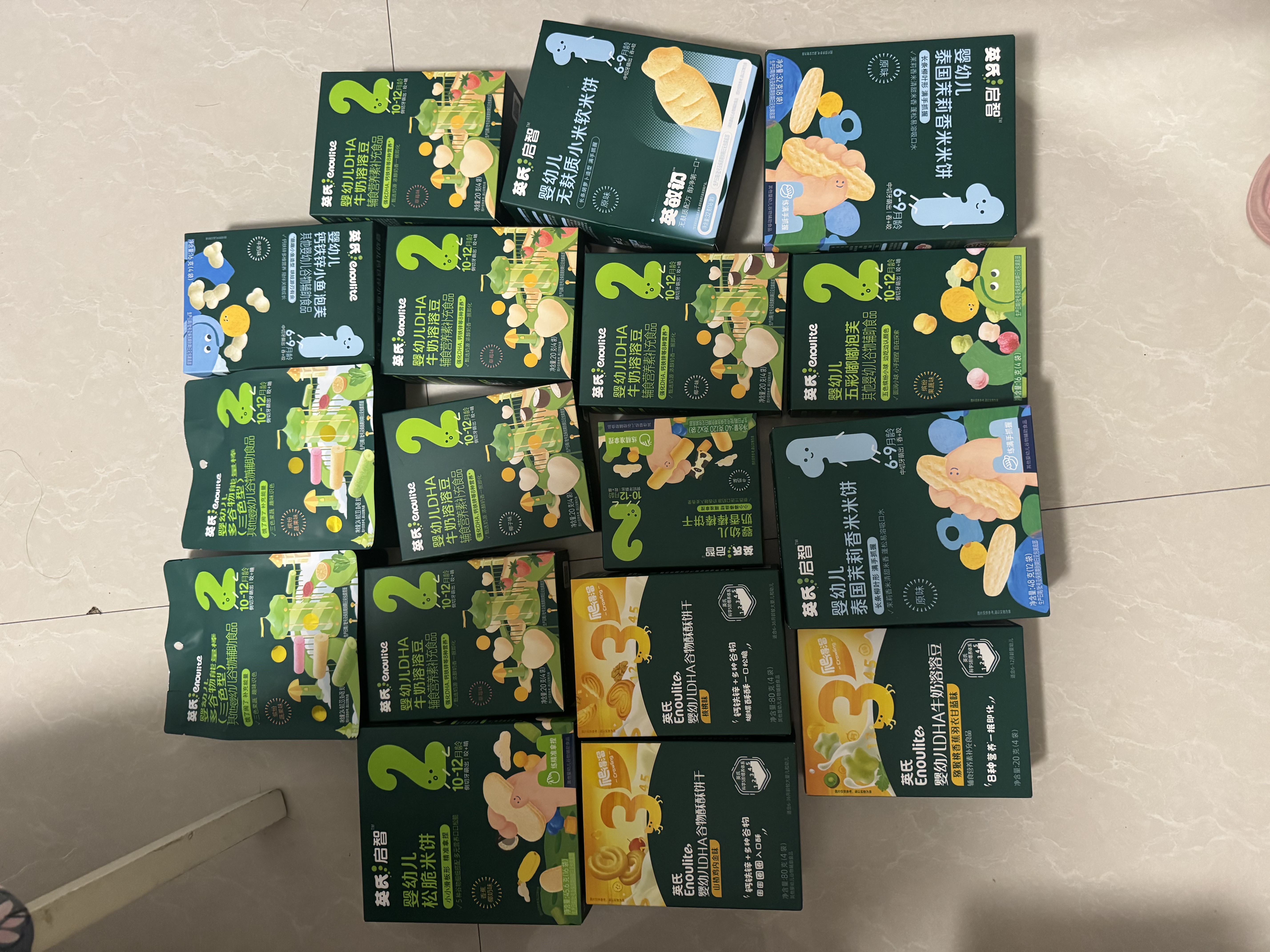 英氏婴幼儿奶香棒棒饼干 宝宝零食牛奶高钙手指磨牙饼干辅食40g 实拍图