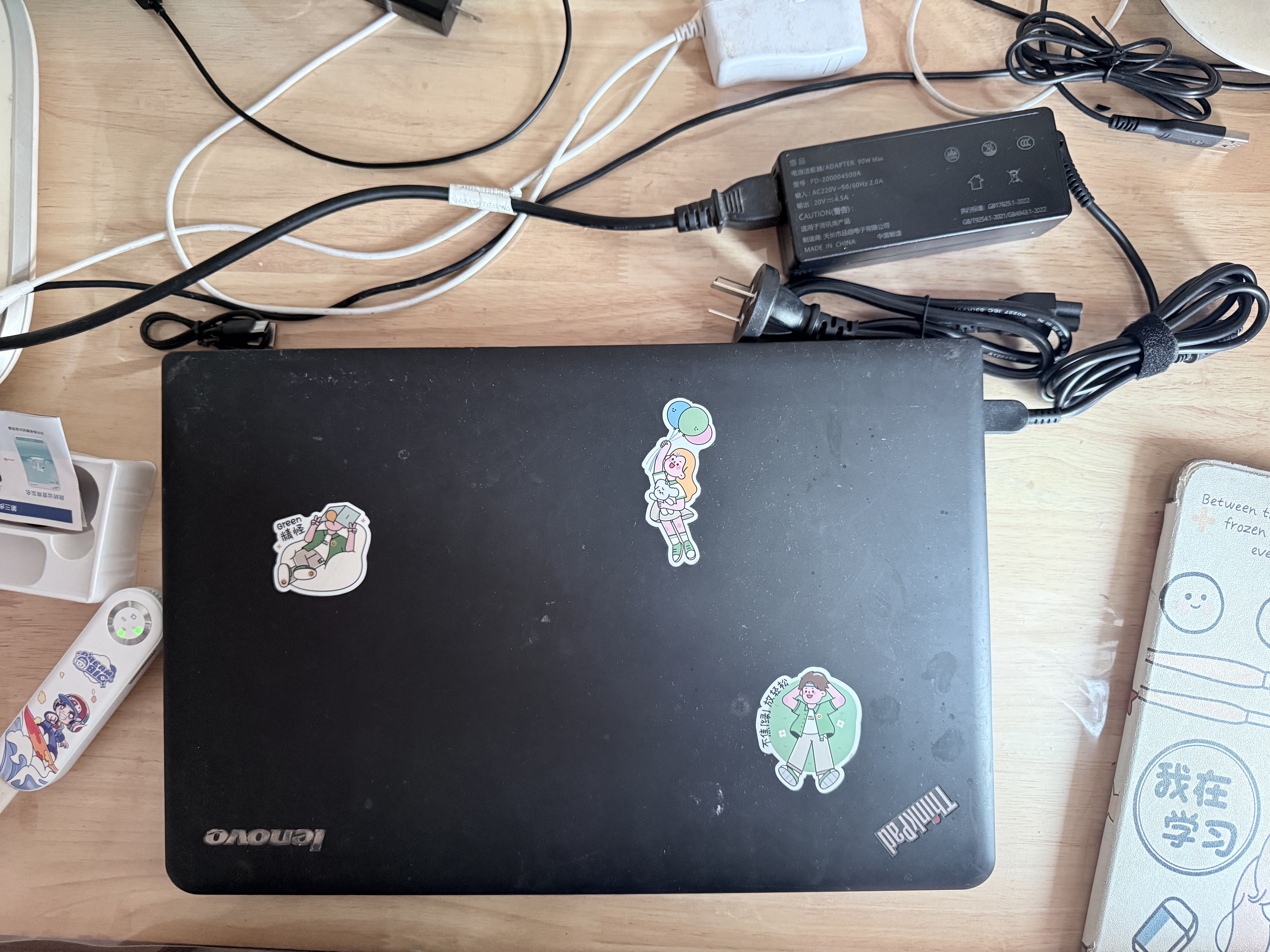 悠品联想笔记本充电器ThinkpadT440S E431 X240 X270 E475 T470 20V4.5A 90W方口电脑电源适配器线 实拍图
