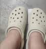 卡骆驰（CROCS）白鹿同款云朵洞洞鞋|206750 骨白色-2Y2 36/37(230mm) 实拍图