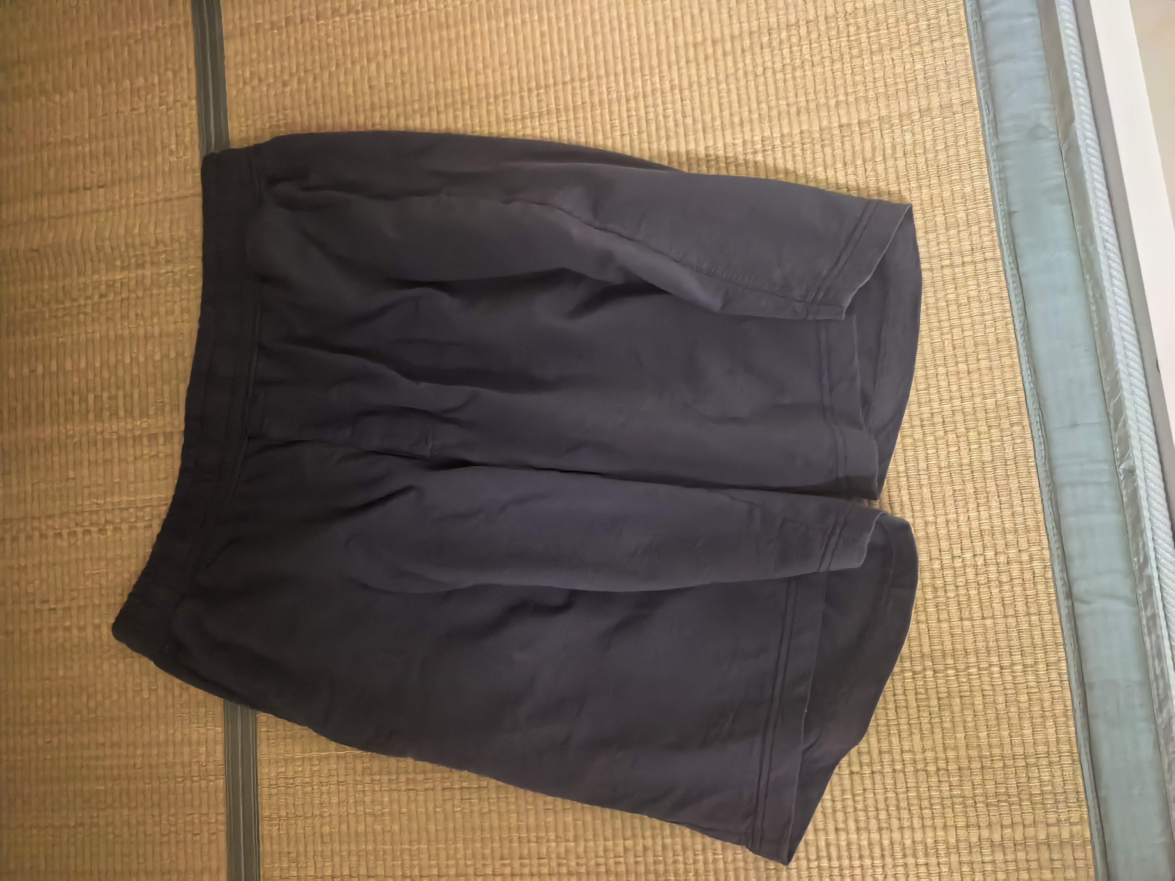 优衣库水洗全棉舒适短裤男女装/休闲短裤26春夏新款481571 474129 481571/09黑色 XL 实拍图