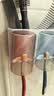 ecoco牙刷架高级感免打孔电动牙刷架壁挂刷牙杯浴室置物架牙缸一家四口 实拍图