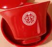 TaTanice结婚改口敬茶杯一对装 婚礼茶具陶瓷结婚喜杯婚庆用品用品大全 实拍图