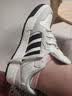 adidas ENTRAP美式校园风运动鞋少年感复古篮球风板鞋阿迪达斯   亮白/亮光蓝   42 实拍图