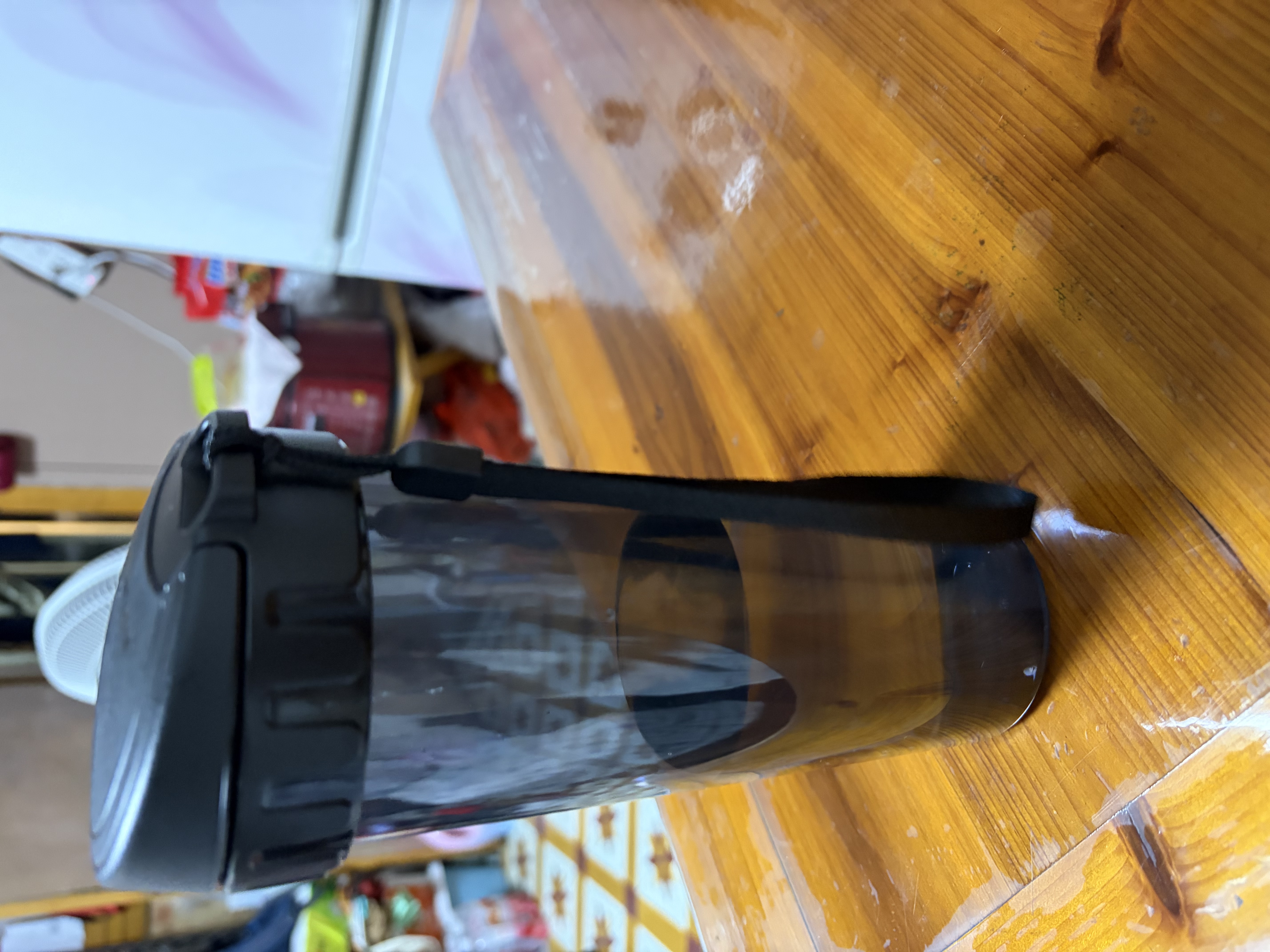 特百惠（Tupperware）茶韵500ml塑料杯男女士学生运动水杯子大容量泡茶杯 酷炫黑 实拍图