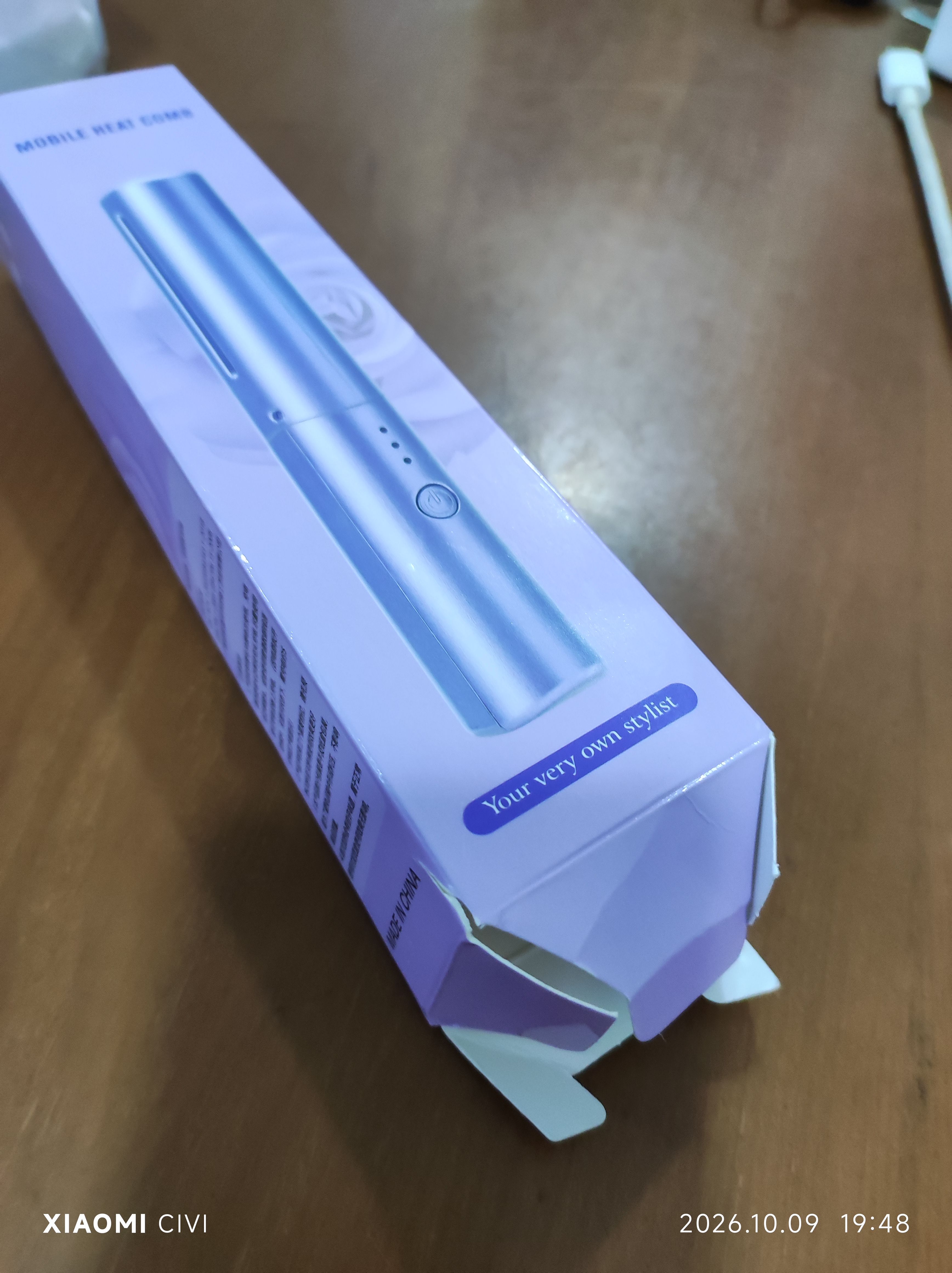 无线直发梳负离子便携蓬松神器温控直卷两用男女通用内扣高颅顶不伤发便携520情人节礼物 紫色 30mm 【旗舰款】蓬松高颅顶+防烫设计 实拍图