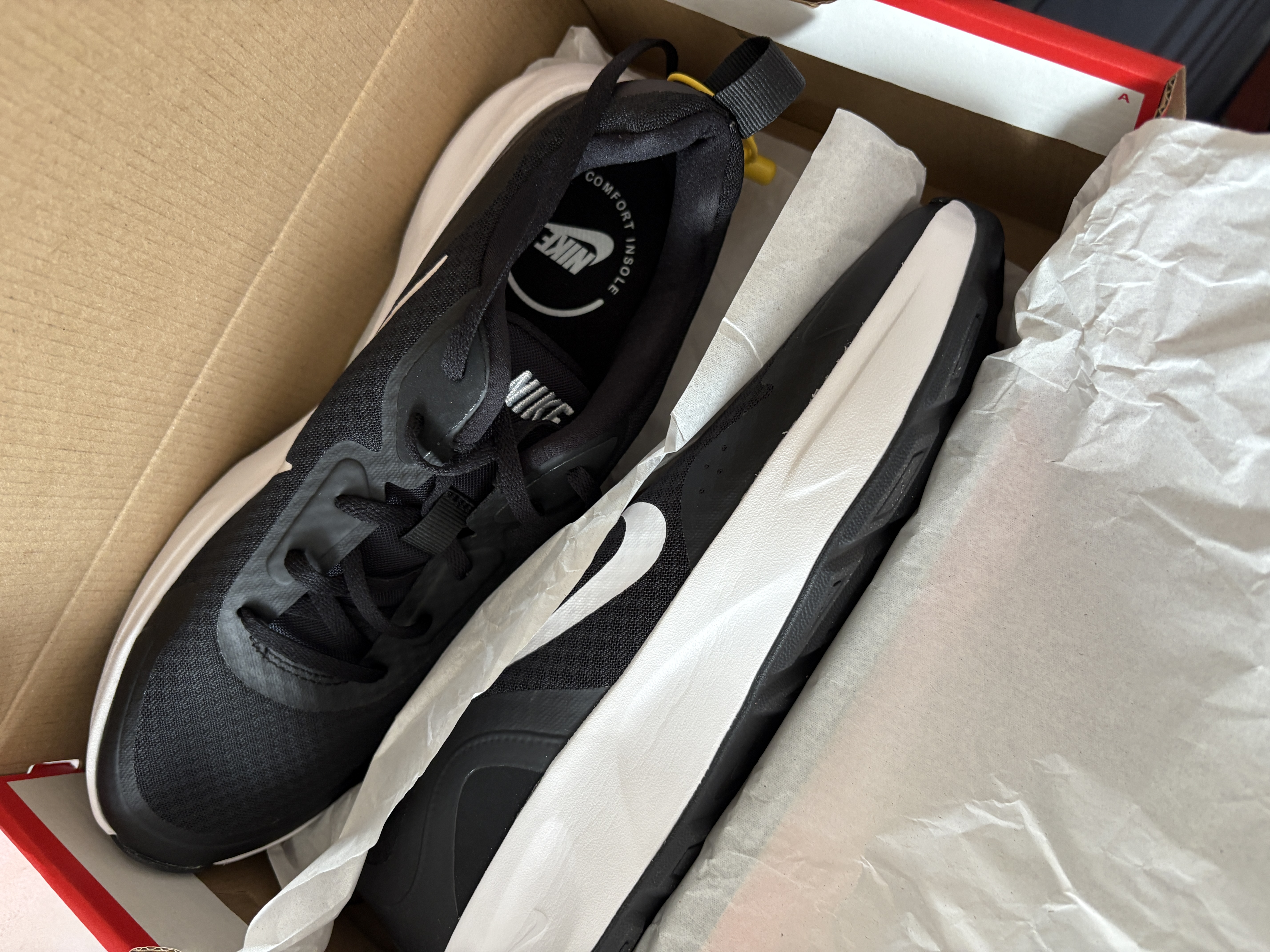 耐克NIKE男子运动休闲鞋WEARALLDAY运动鞋CJ1682-004 黑白42 实拍图
