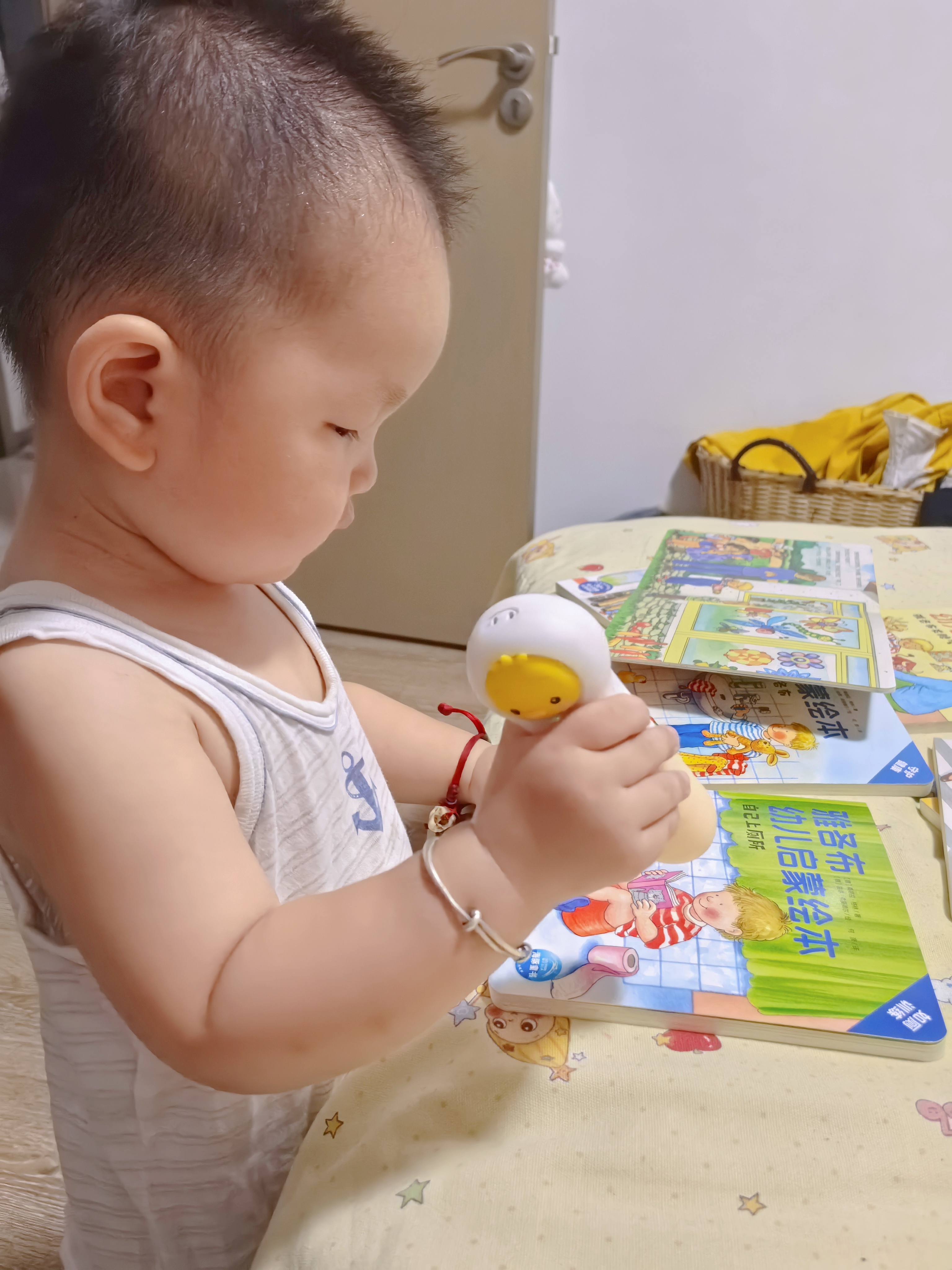 【点读版】德国好宝宝雅各布幼儿成长启蒙绘本全8册 0-3-6岁幼儿早教绘本撕不烂睡前故事习惯培养绘本纸板书翻翻书 小鸡球球豚小蒙点读笔配套书 雅各布幼儿启蒙绘本：全8册 支持小鸡球球/豚小蒙/小猴皮皮 实拍图
