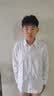 杉杉男童衬衫长袖儿童白色衬衣女大童春夏小学生校服演出服 白色 150 实拍图