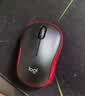 罗技（Logitech）M185鼠标 无线鼠标 办公鼠标 对称鼠标 黑色灰边 带无线2.4G接收器 实拍图