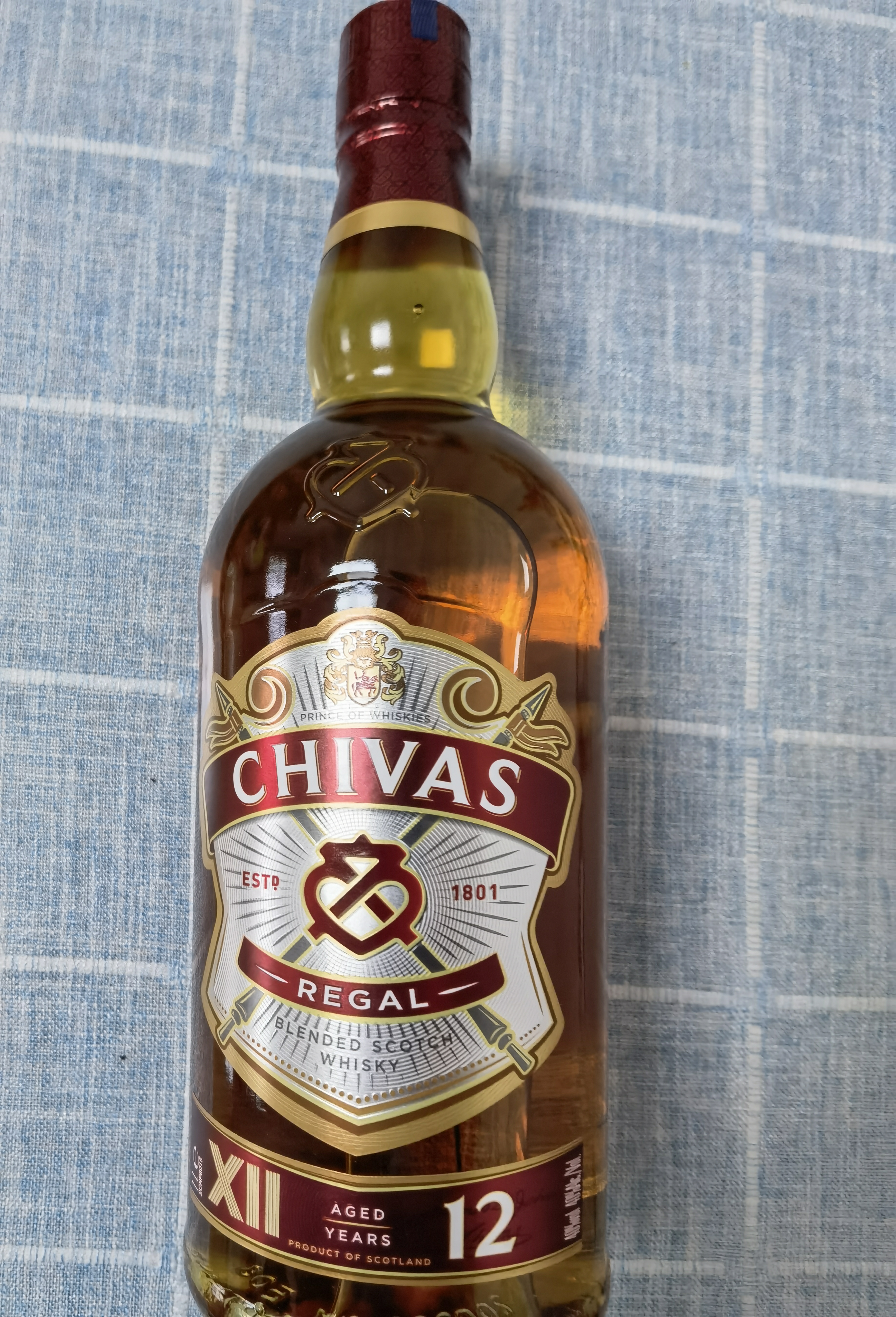 芝华士(Chivas)12年苏格兰调和型威士忌洋酒1000ml(1L)  派对金秋献礼 实拍图