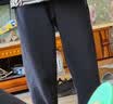 特步（XTEP）儿童运动长裤童装秋冬季新款四季经典百搭梭织束脚裤子 纯正黑 【六边形春秋针织】 160 cm 实拍图