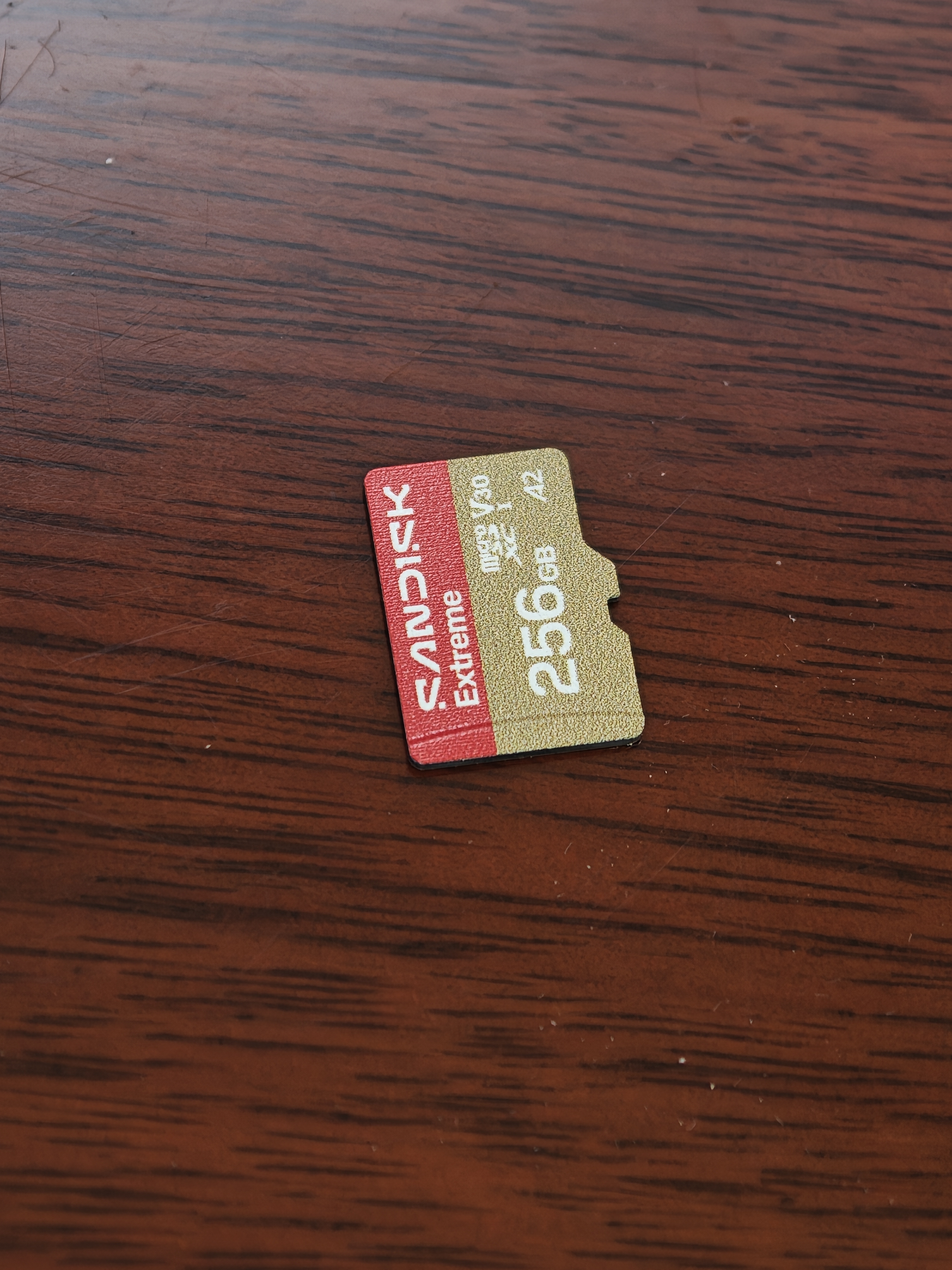 Sandisk闪迪256GB TF(MicroSD)内存卡4K极速金卡A2 V30 U3兼容大疆Pocket3/4P/Action 6运动相机/无人机存储卡 实拍图