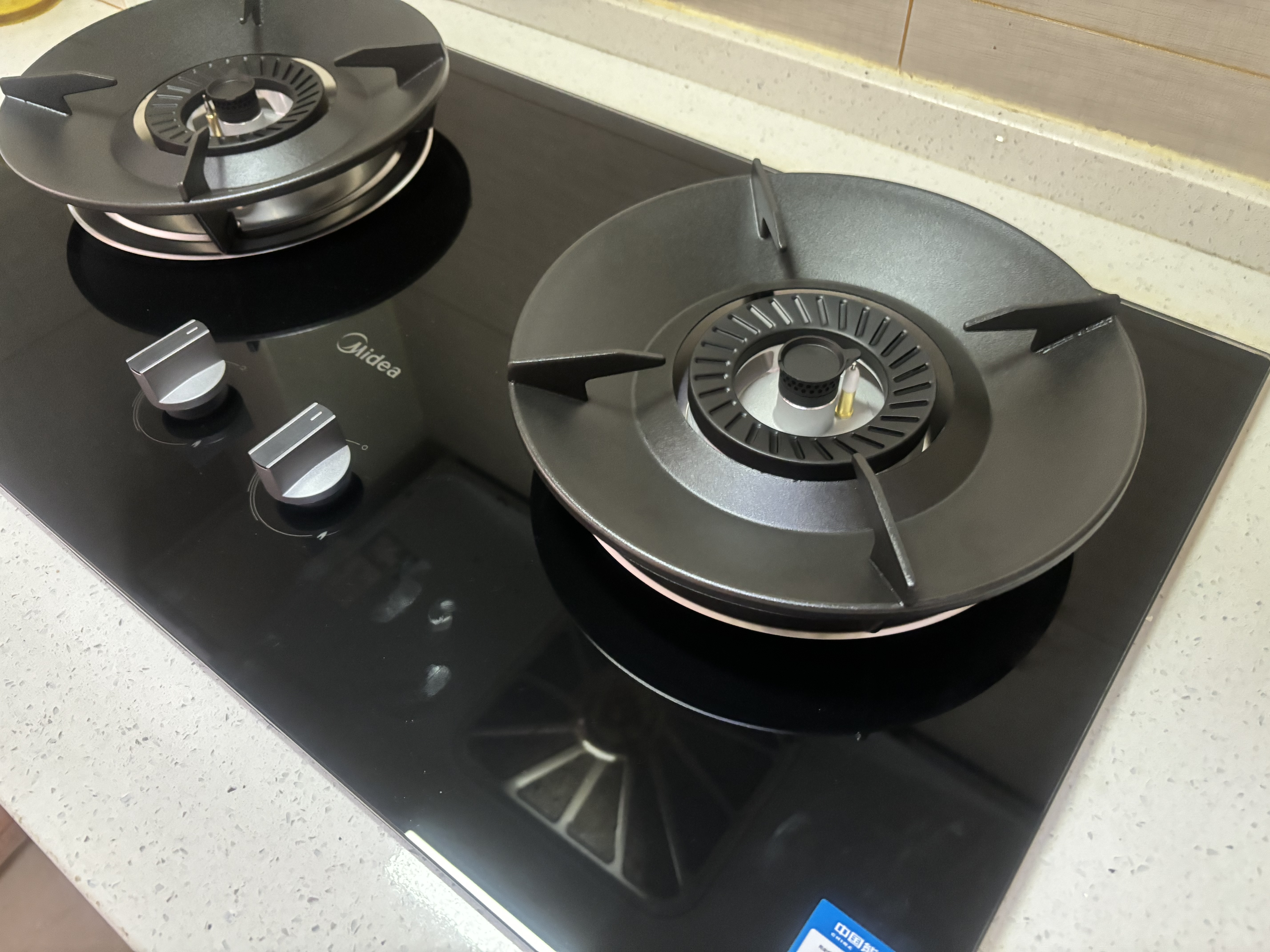 美的（Midea）【天然气】燃气灶 家用5.2kW猛火灶台嵌两用 70%热效率 JZT-A3 实拍图