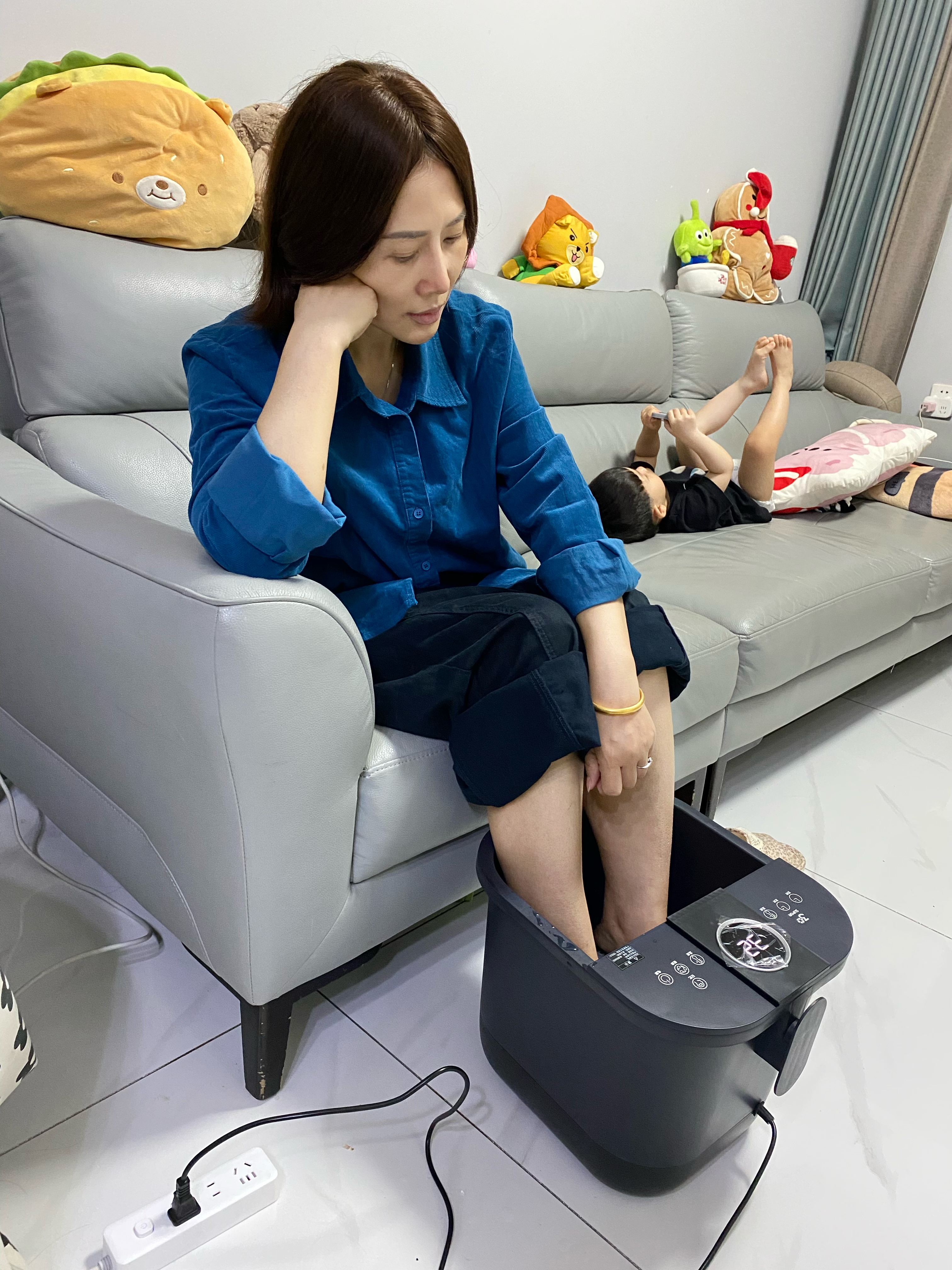 苏泊尔（SUPOR）足浴泡脚桶全自动一体机按摩加热2026高深过小腿洗脚盆电动恒温足疗实用中秋节礼物送父母长辈生日 【舒适款】-记忆功能+恒温速热+电动按摩 实拍图