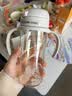贝亲（Pigeon）自然成长翻盖直饮吸管 大童奶瓶330ml 经典款 18月+  AA278 实拍图