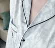 维多利亚的秘密（Victoria's Secret）维密 明星同款 宅度假水光绸家居服丝滑长袖长裤睡衣套装 实拍图