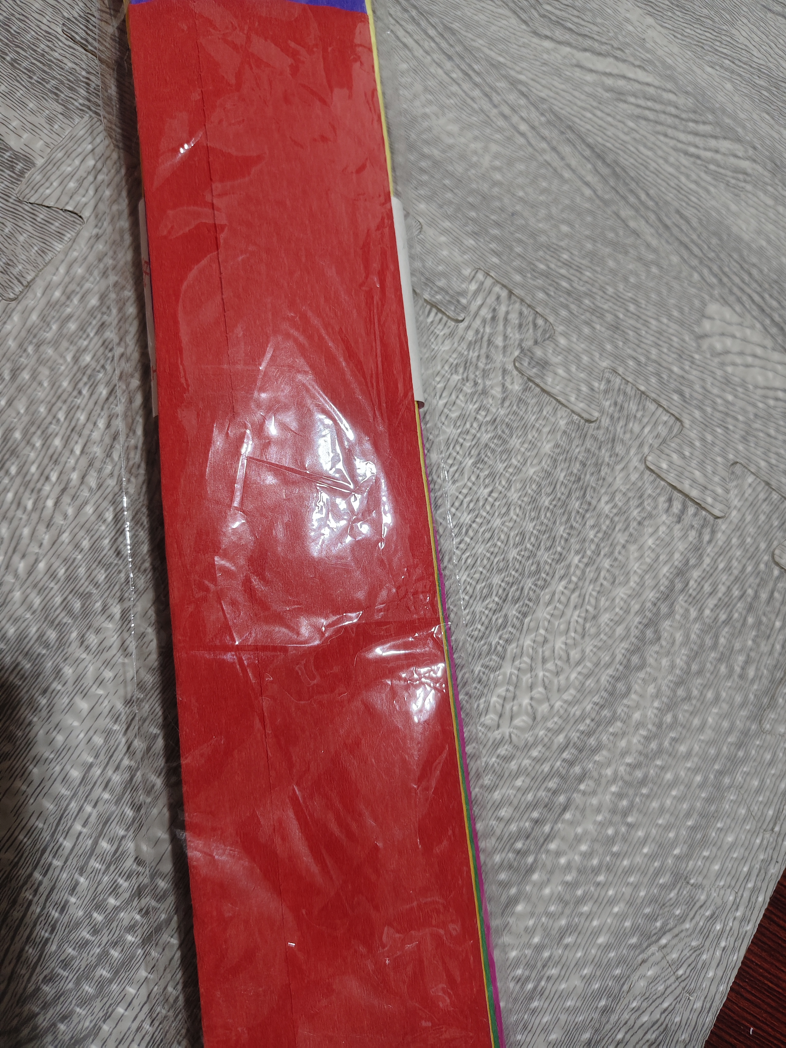 离草彩色皱纹纸手工材料包折纸手工diy材料50*80cm大号加厚韧性十色可选DIY手工彩纸纸花 实拍图