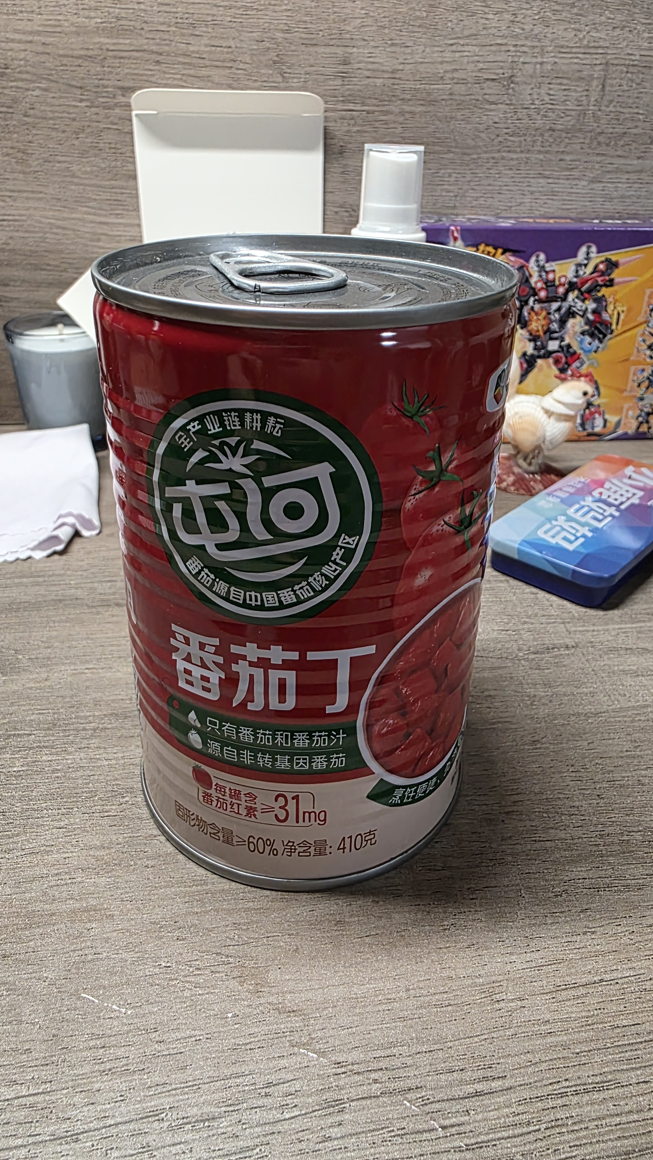 屯河中粮新疆内蒙番茄丁罐头西红柿番茄块新鲜酱火锅炒菜调味轻食低脂 【26年8月新货】200g*4罐 实拍图