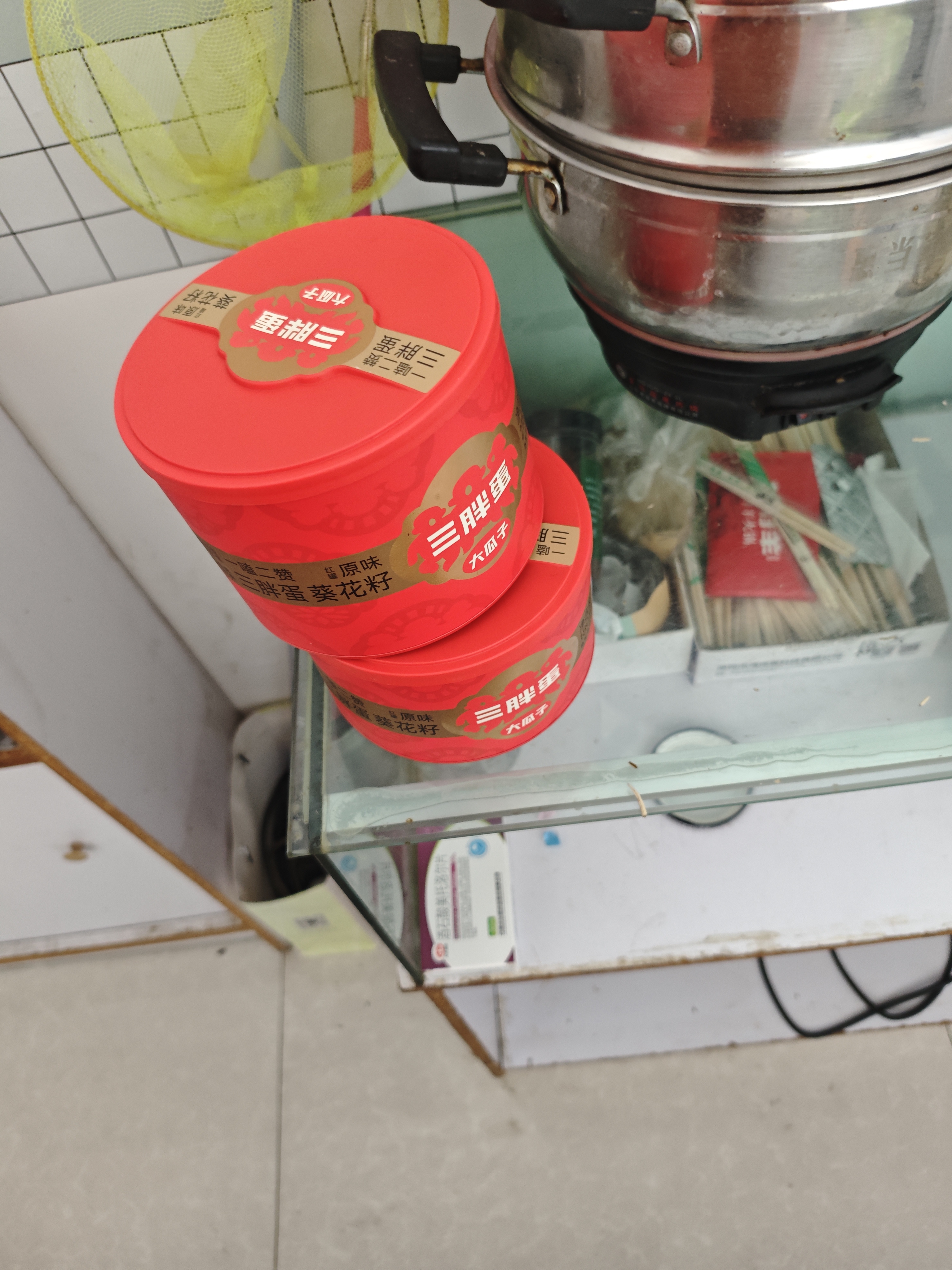 三胖蛋原味瓜子180g罐装 坚果炒货大颗粒葵花籽  解馋休闲零食 实拍图
