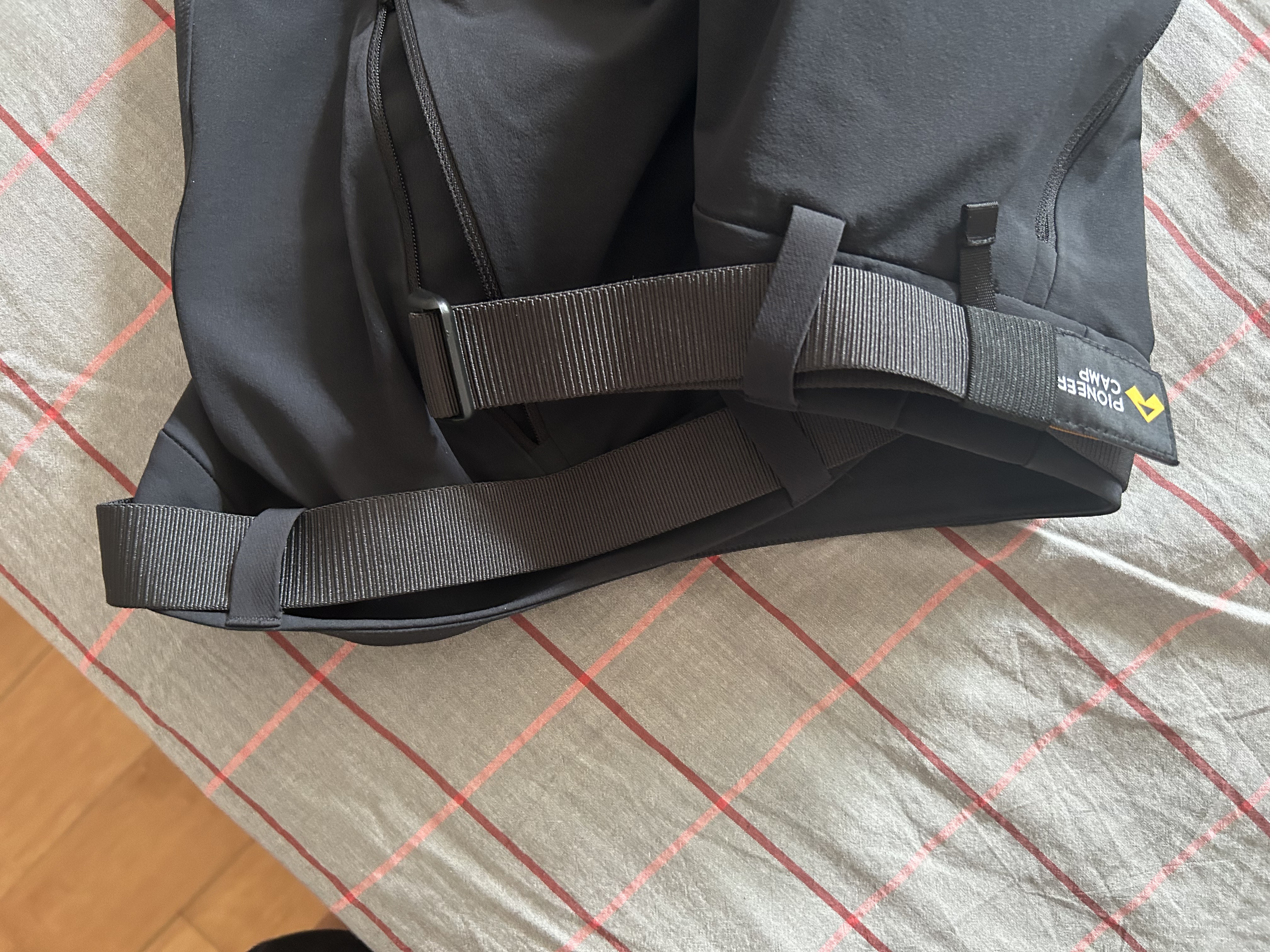 拓路者登山腰带男女款户外运动轻量便捷塑料卡口针织懒人腰带松紧裤腰带 实拍图