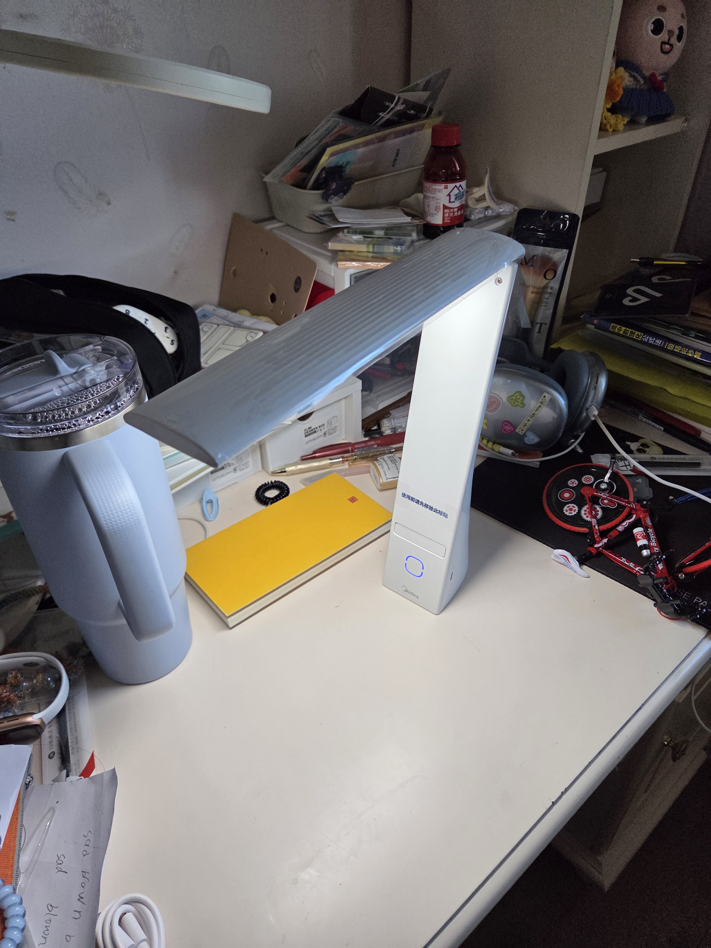 美的（Midea）LED折叠台灯便携充电床头灯学生学习书桌阅读灯儿童卧室家用led灯 实拍图
