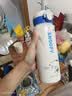 史努比（SNOOPY）儿童保温杯316不锈钢男女小学生便携直饮壶喝水杯带提绳480ml 蓝 实拍图
