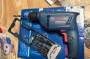 博世（BOSCH）电钻手电钻400瓦功率马达自锁夹头15件附件套装GBM 400 KLE 实拍图