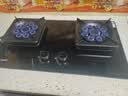 Haotaitai天然气家用燃气灶双灶猛火灶5.2KW嵌入式台式猛火炉具双九头玻璃灶JZT-ZR04-S 实拍图