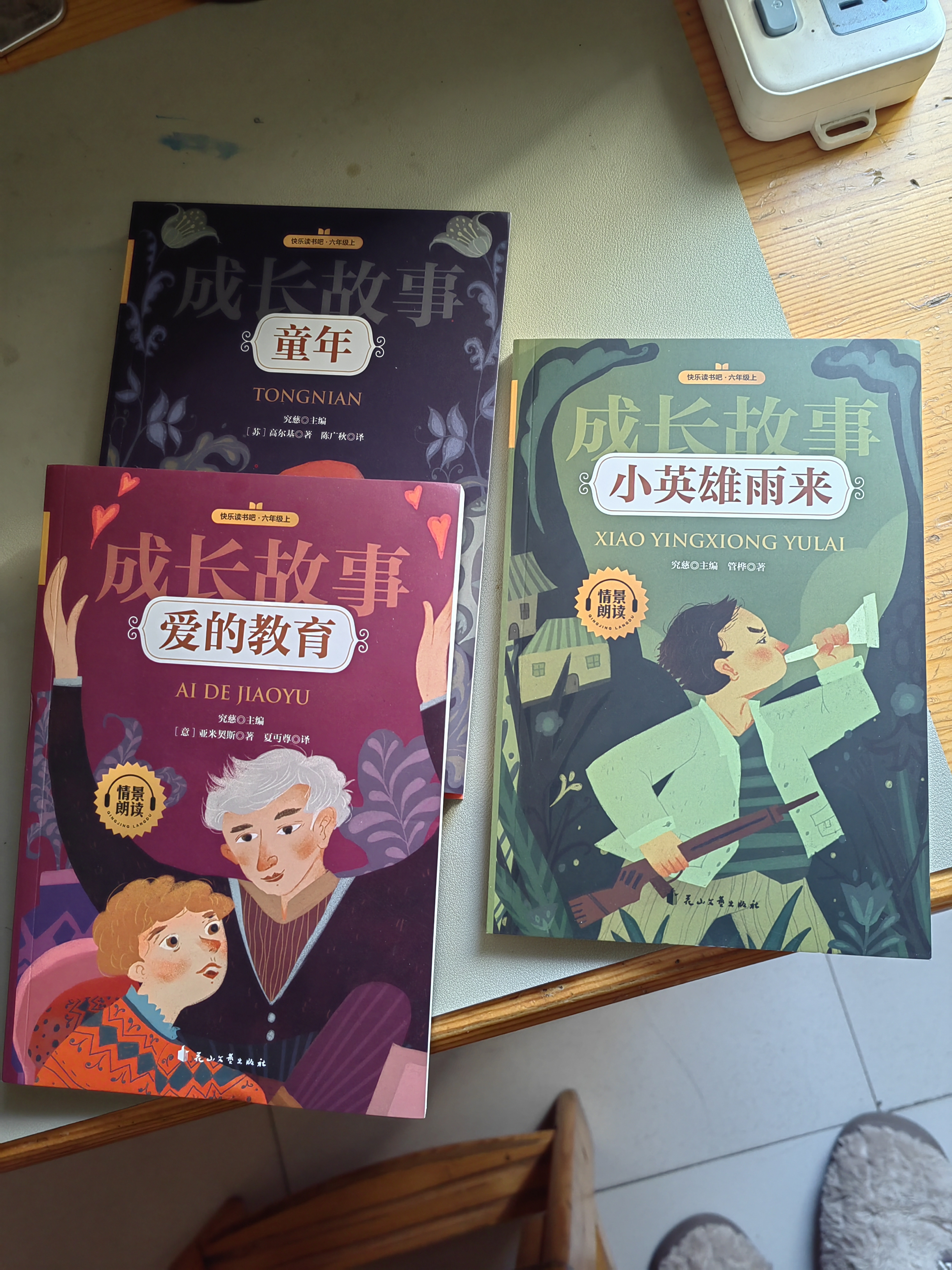 六年级上册快乐读书吧（3册）童年小英雄雨来爱的教育必读课外书同步人教版课本正版书目 赠送阅读考点手册 扫描听读 实拍图