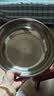 【不锈钢】和面盆厨房烘焙家用火锅盆洗菜打蛋汤锅盆醒面盆料理盆 32cm【热卖款】不锈钢 和面盆 实拍图