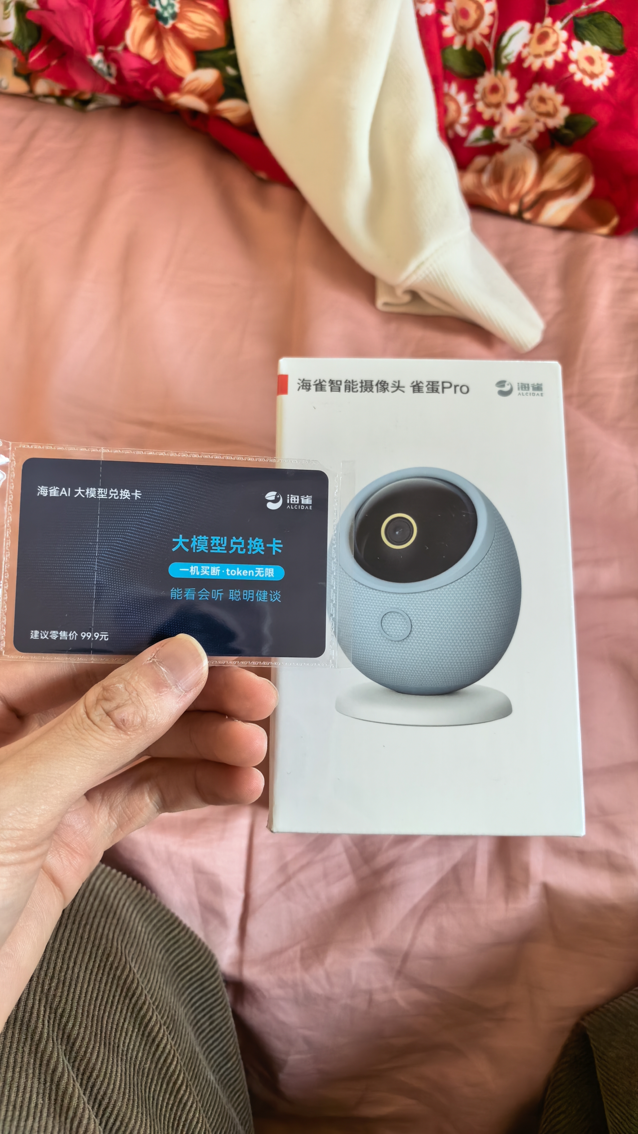 鸿蒙智选华为智慧生活4K 800万摄像头监控器360度无死角带夜视全景远程通话家用室内婴儿看护器海雀雀蛋Pro 实拍图