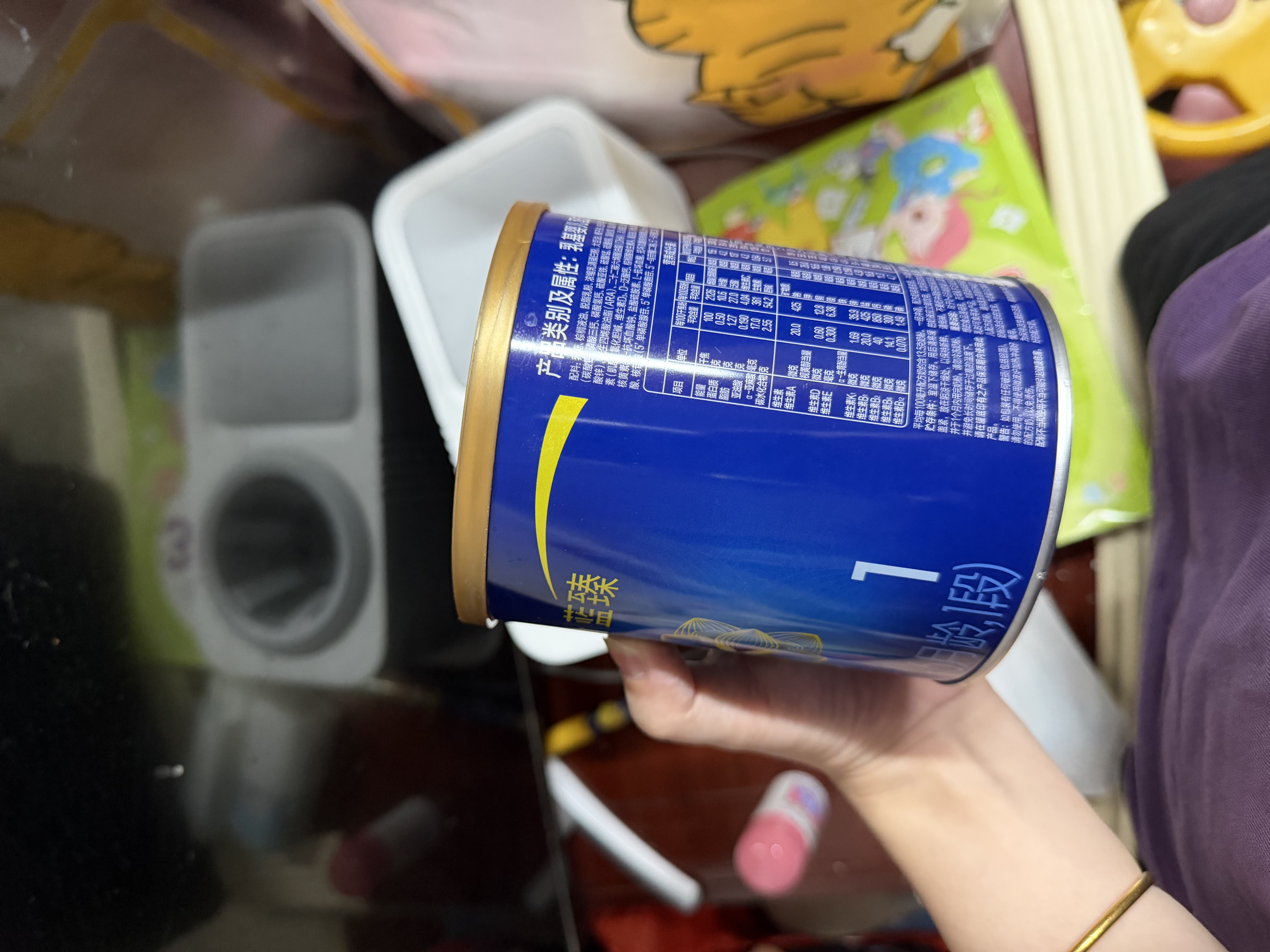 美赞臣蓝臻婴儿配方奶粉1段（0-6月）300g*1罐 【新妈礼盒】 实拍图