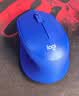 罗技（Logitech）M330 静音鼠标 无线鼠标 办公鼠标 右手鼠标 蓝色 带无线2.4G接收器 实拍图