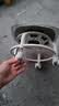 【热销爆款】儿童凳子亚克力万向轮滑轮矮凳儿童带娃小椅子小凳子 透明灰-儿童靠背小椅子 实拍图