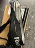 鲁滨逊登山杖折叠铝合金超轻伸缩户外五节超短越野跑拐杖徒步手杖 黑色 实拍图