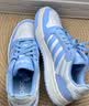 adidas ENTRAP美式校园风运动鞋少年感复古篮球风板鞋阿迪达斯 亮白/亮光蓝   42 实拍图