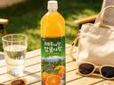 乐天韩国济州岛原装大瓶进口柑橘汁饮料1500ml 实拍图