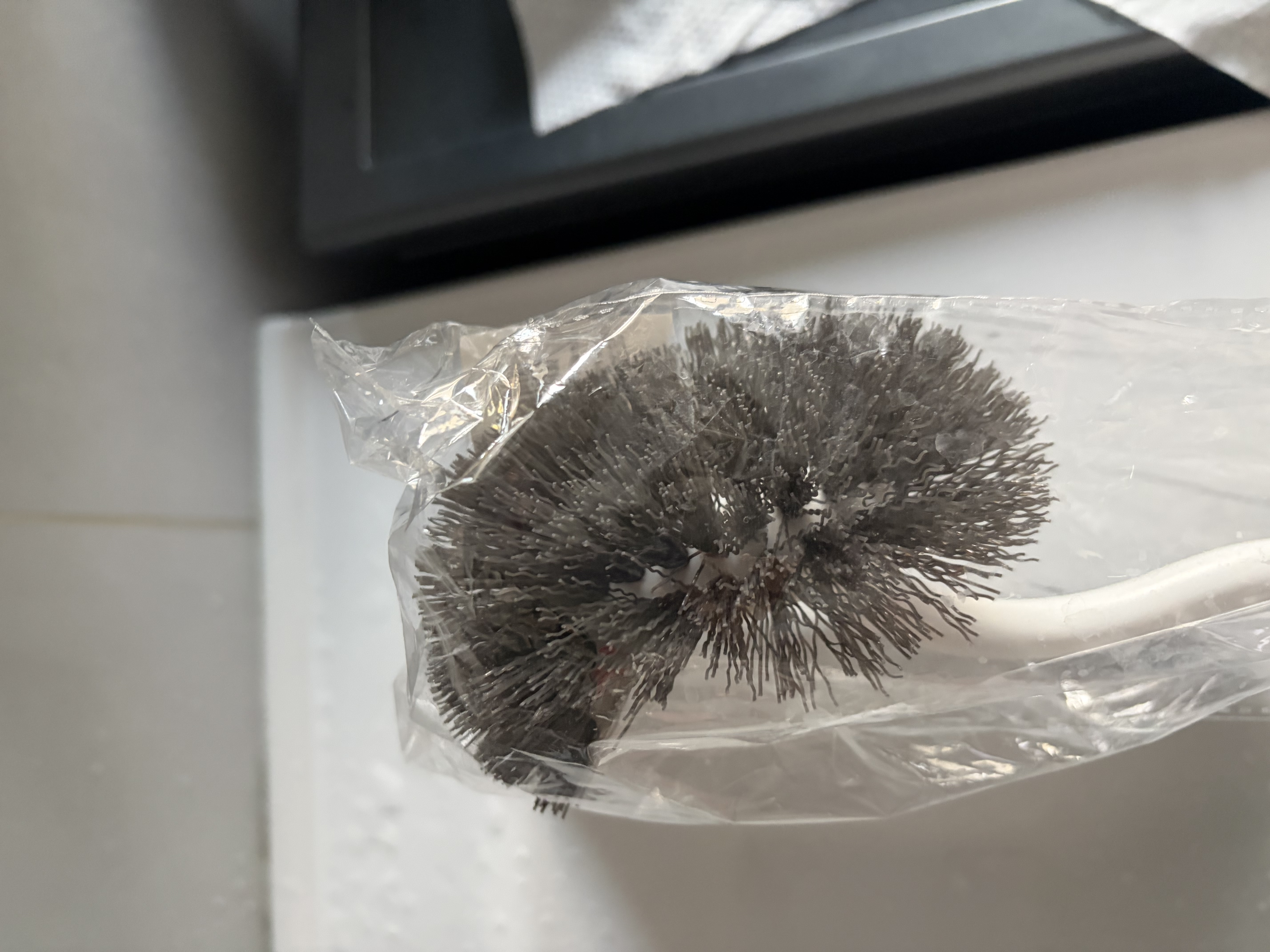 洁比世马桶刷子2个装卫生间清洁刷S型弯头壁挂加长手柄无死角洗厕所神器 实拍图