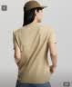 Lee26新品标准版圆领小Logo印花图案男女同款短袖T恤 卡其色 2XL 实拍图