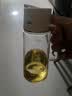 小熊（Bear）油壶 调料瓶抗菌玻璃油瓶酱油瓶600ml 自动开合不挂油CX-W0058 实拍图