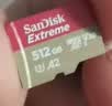 Sandisk闪迪512GB TF(MicroSD)内存卡4K极速金卡A2 V30 U3兼容大疆Pocket3/4P/Action 6运动相机/无人机存储卡 实拍图