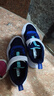 特步童鞋儿童休闲运动鞋男童女童中大童透气防滑弹力休闲运动跑步鞋 深邃蓝/里昂蓝/新白色 【密网款】 34 码 实拍图