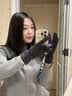 南极人手套女冬季保暖骑行开车加绒防风防寒触屏女士手套NW-510 灰色 实拍图