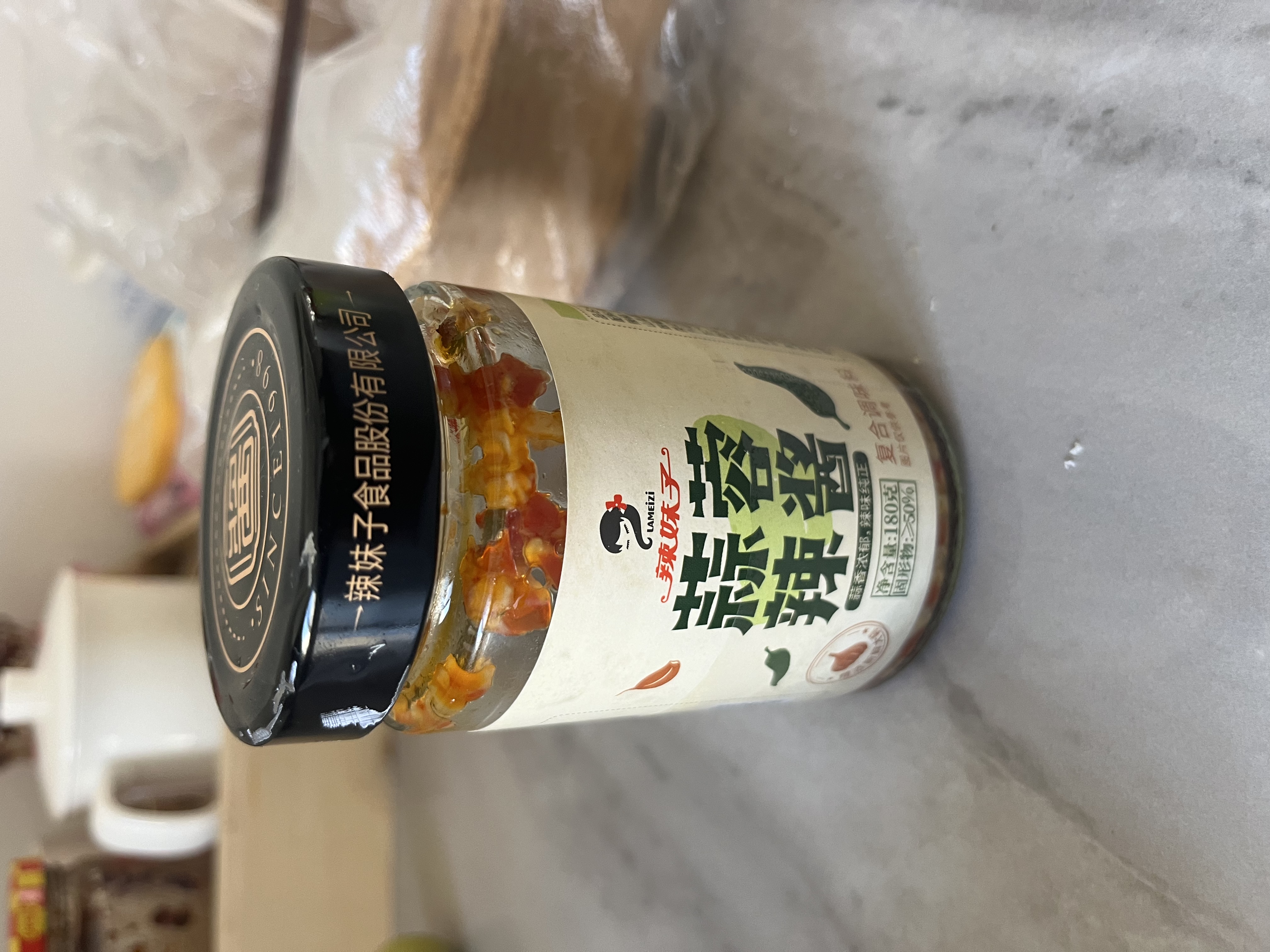 辣妹子蒜蓉辣酱180g*3瓶 蒜泥火锅调味料 烧烤烤肉蘸料 实拍图